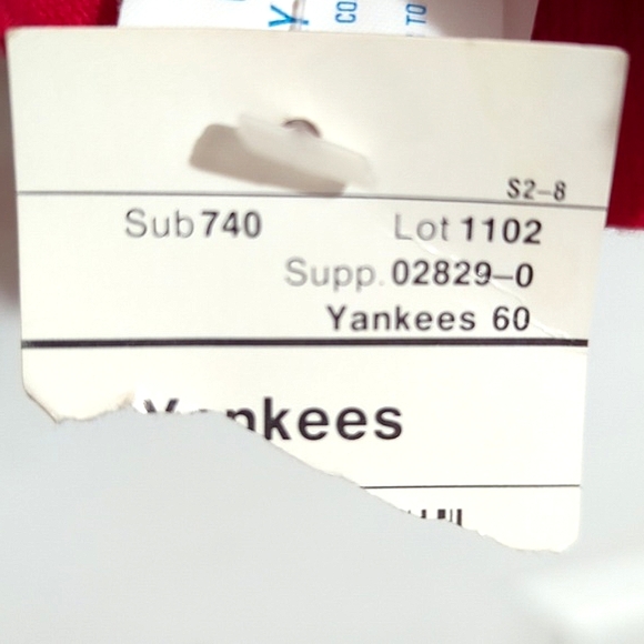 N.Y. Yankees Bath Towel Set in Red.  NWT - Picture 4 of 7